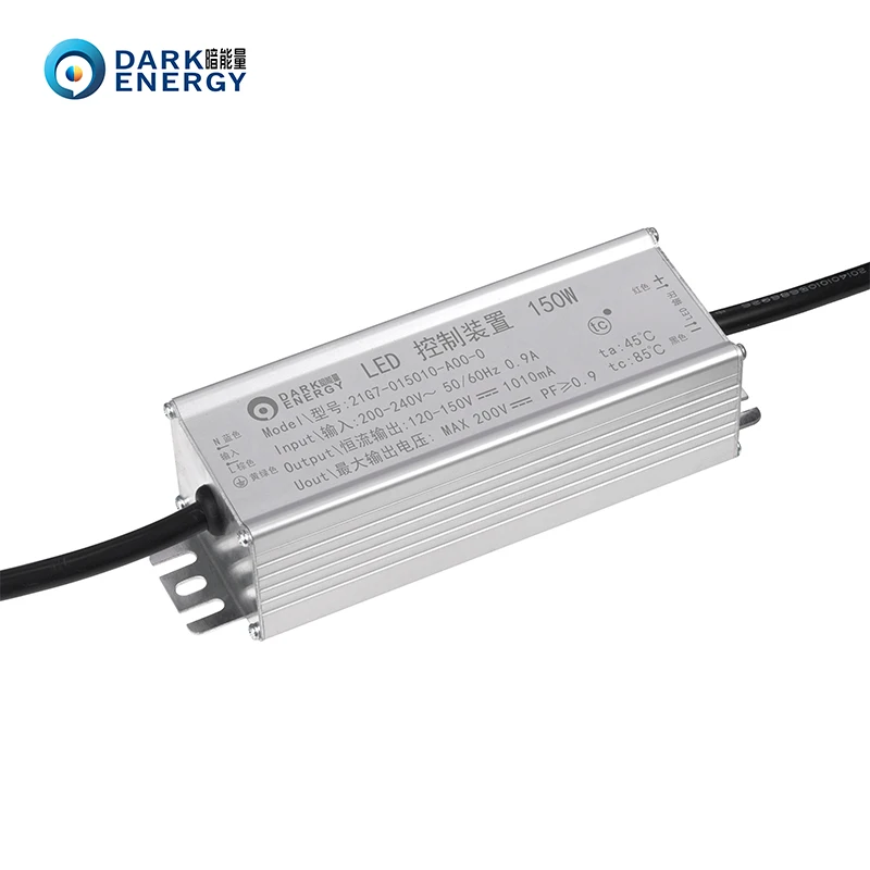 Dark Energy Waterproof Ip67 100w 150w 200w 250w Constant Current Constant Voltage 200-240v Led Driver