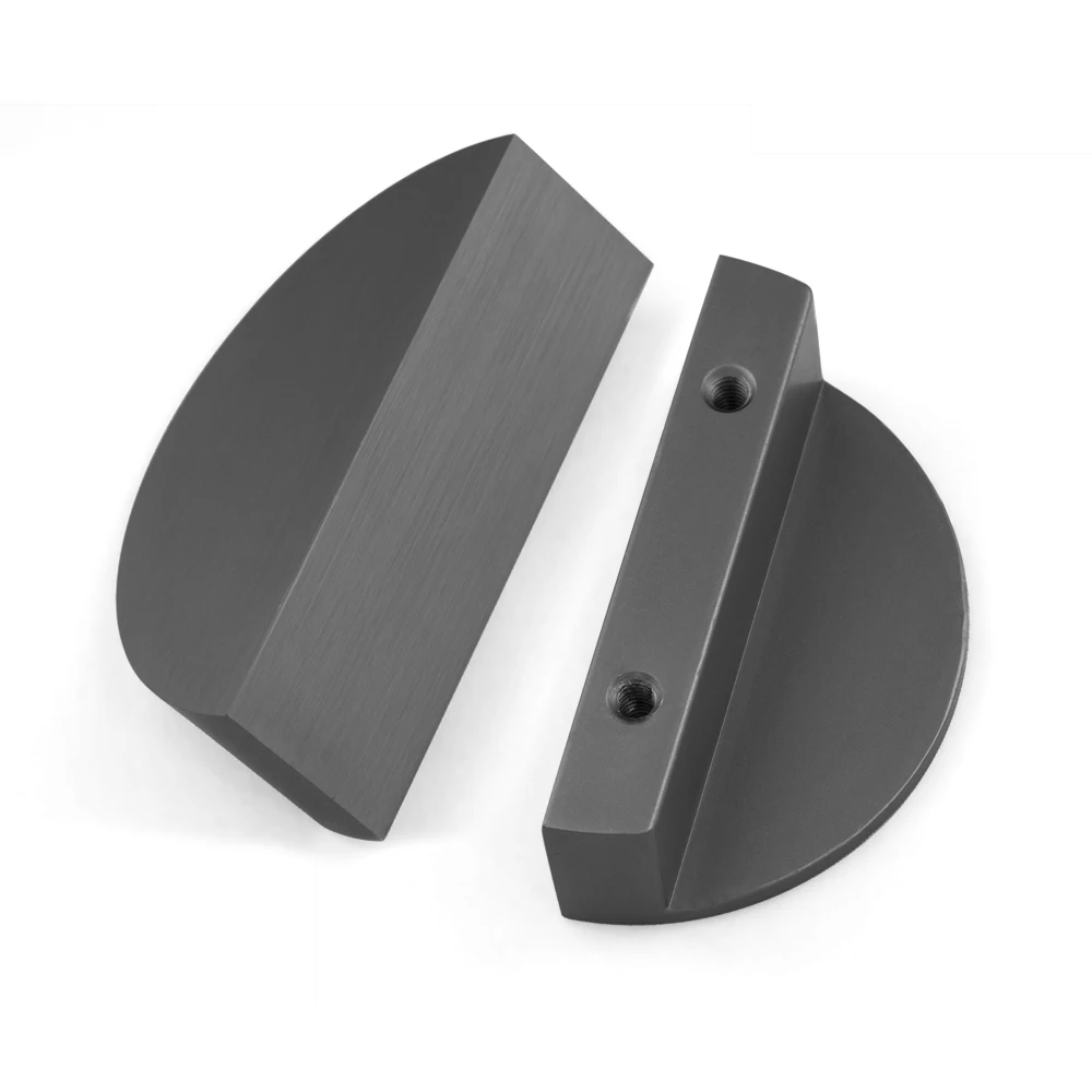 Двери ящика шкафа золотые полукруглые ручки и ручка Луны для мебельного Оборудования