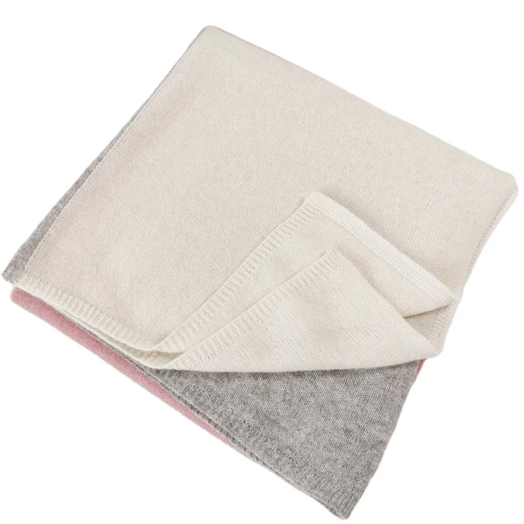 Big plaid throws  cashmere travel wrap knitting 100% cashmere throw