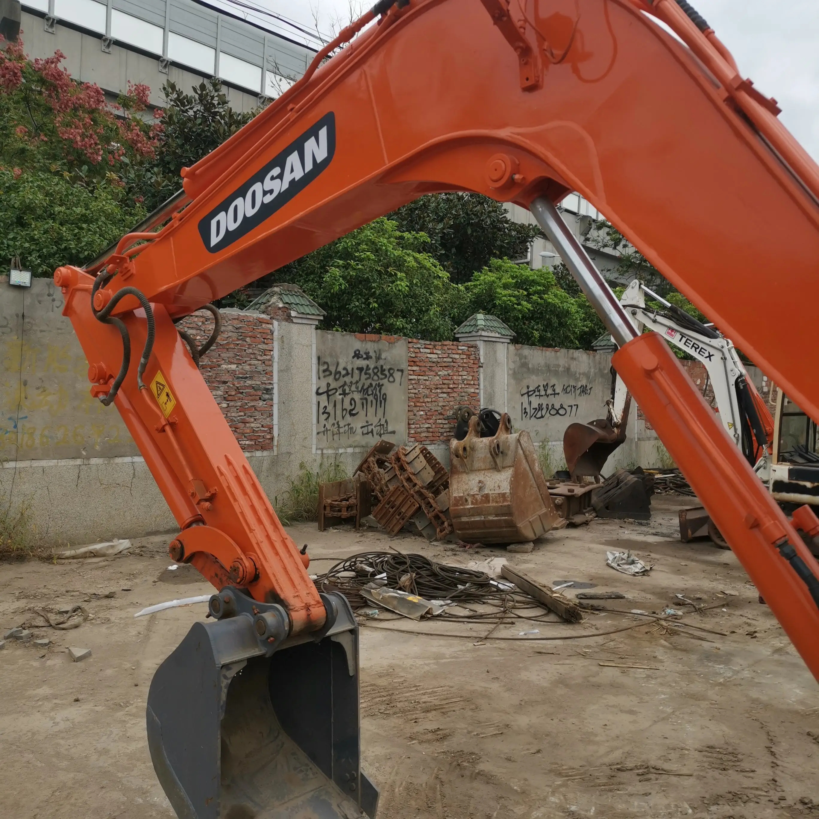 Doosan Dh 55 5 тонн мини-экскаватор б/у компактное строительное оборудование для продажи