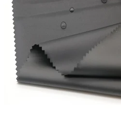 Lightweight Tear Resistant 210T Polyester Taffeta Waterproof Pvc Coating Fabric For Raincoat
