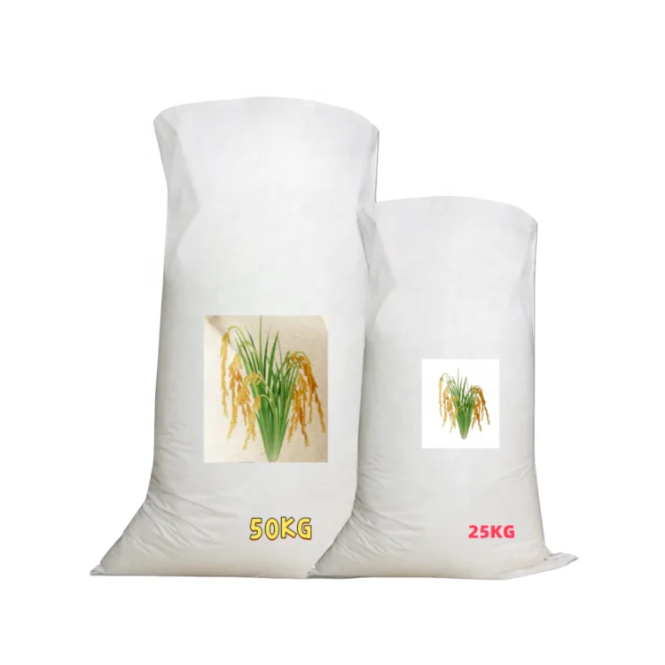 empty printed misprinted polypropylene 10 kg 50kg 100 lb 100 kg jasmine brazil pp woven rice bag size 5kg 20kg 100kg 25kg 50 kg