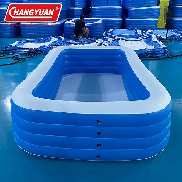 Factory direct sales installation free foldable thickened durable water entertainment inflatable swimming pool