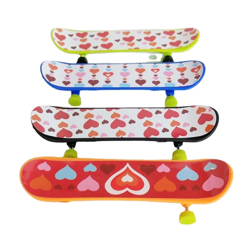 Customized  plastic deck finger skateboards toy  mini finger skate board toys Professional Tech Maple  Finger toys