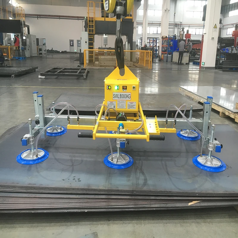 Вакуумный подъемник для листового металла, Механический вакуумный подъемник