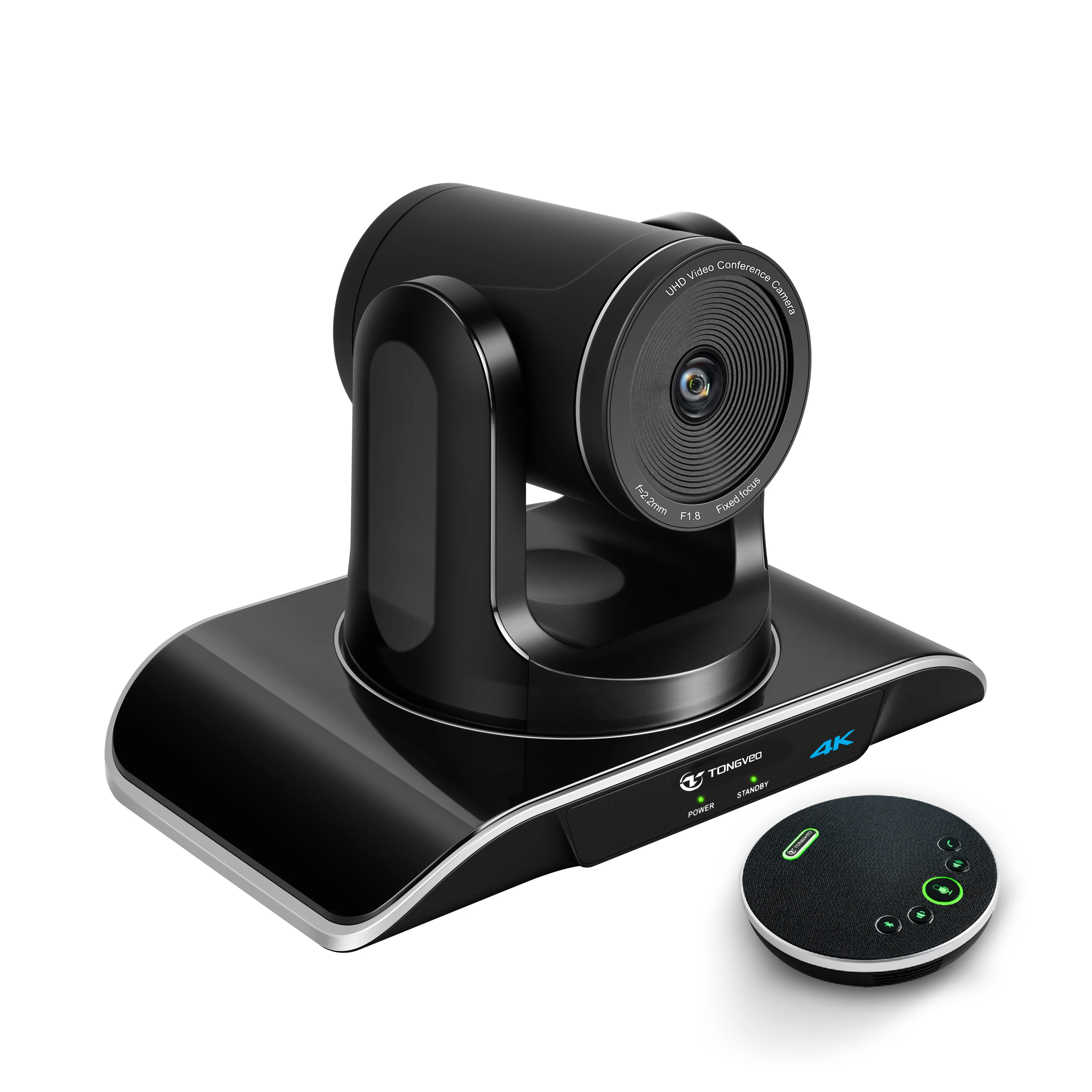 AI Gesture command Auto tracking 4k Video conference camera system with speaker microphone