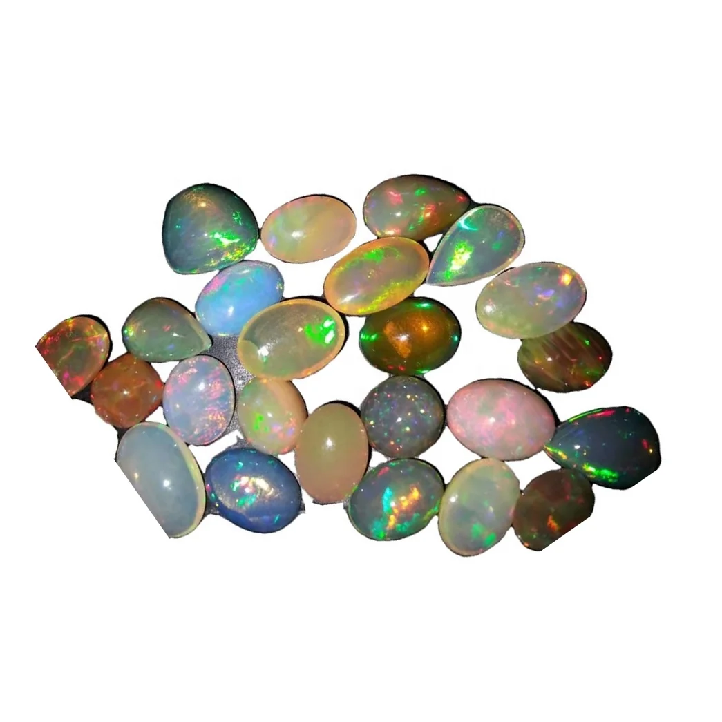 Red Fire Opal Ethiopian Opal Cabochon Natural Opal Gemstone