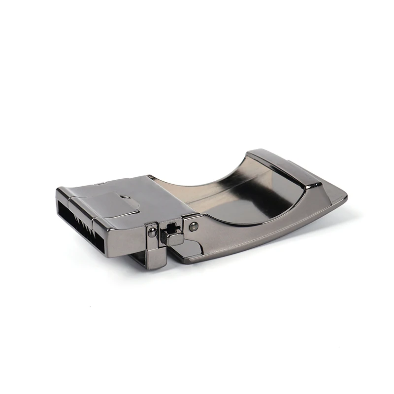 
Hot selling luxury detachable glide pu leather 2021 round fashion belt buckle 