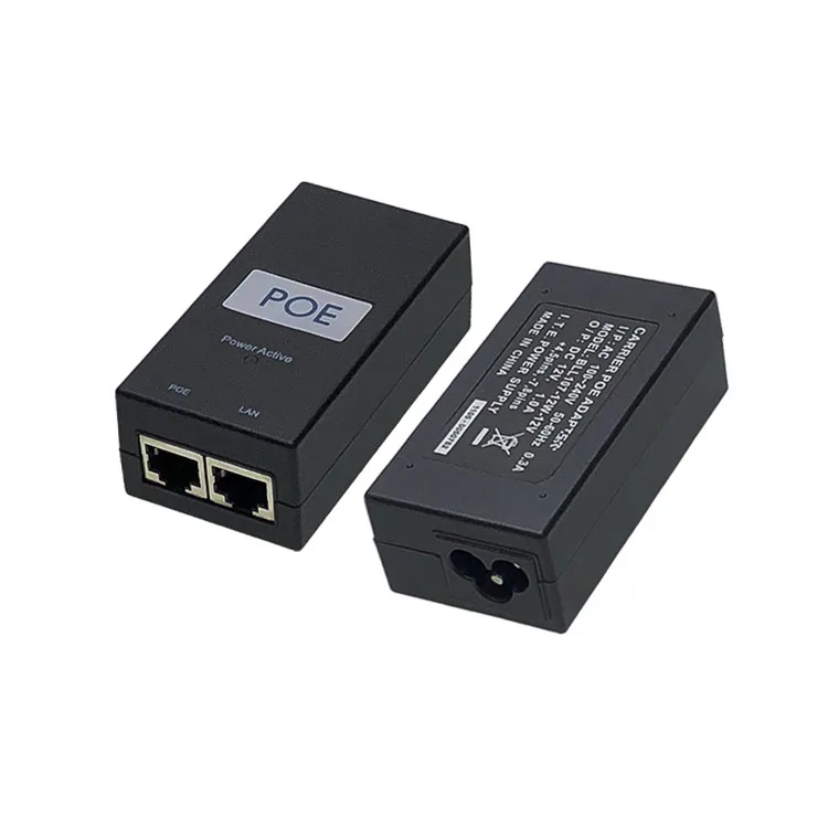 48v 0.5a poe injector splitter power adapter for AP devices 48V 0.5A  24w