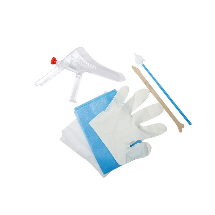 Disposable stetile gyne examination kit vaginal speculum kit gynecological examine kit