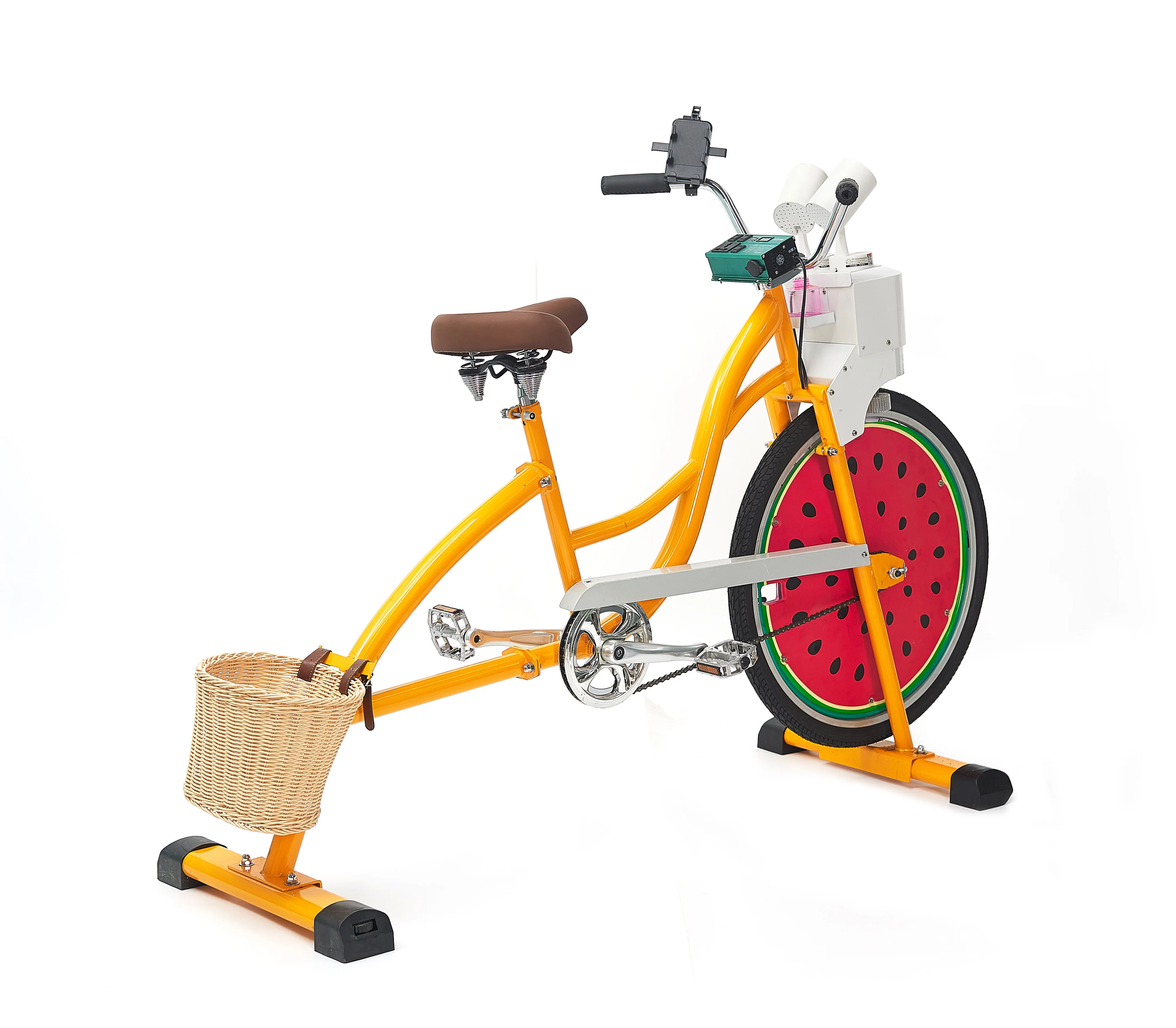 EXI adult chopper bike pedal  electric Youth Bubble Machine Adult Orange Stationary Bicycle
