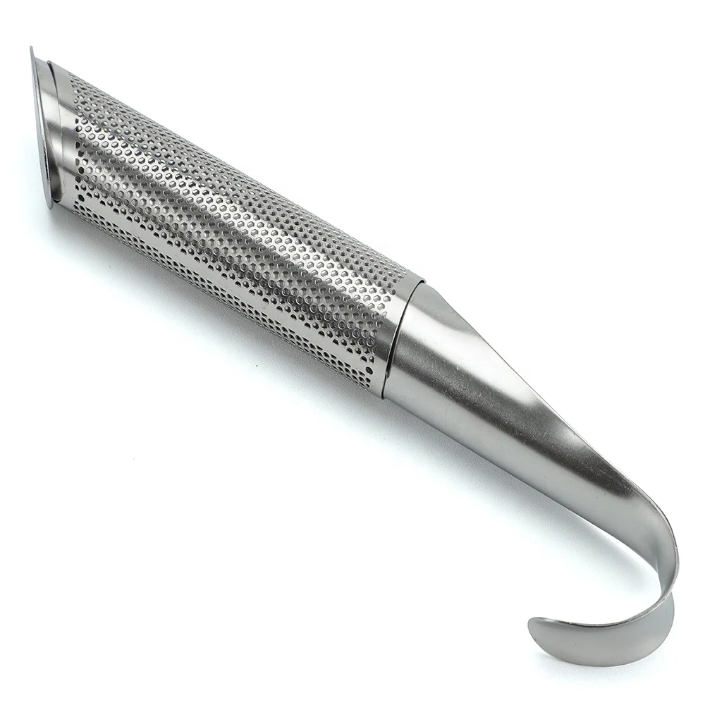Pipe Shape Stainless Steel Fine Mesh Sticks Steeper Loose Leaf Tea Strainer Infuser
