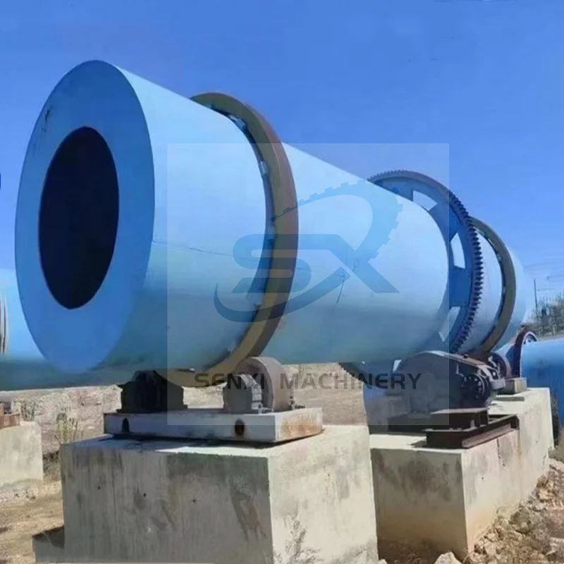 Biomass Production Line Single Drum Wood Dryer Machine Saw Dust Dryer Drying Machine Rotary Dryer Price