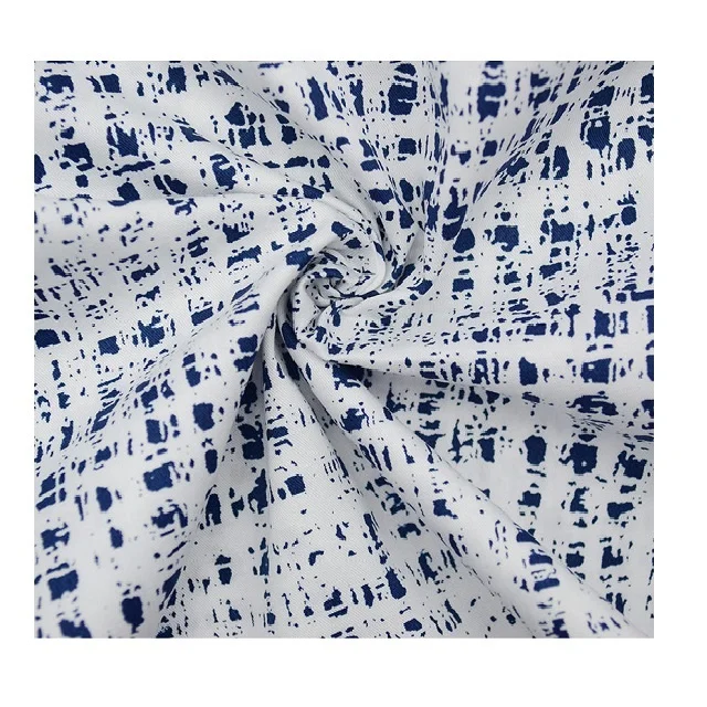 Unique Patch Printed Customized Color 100% Cotton Twill Fabric