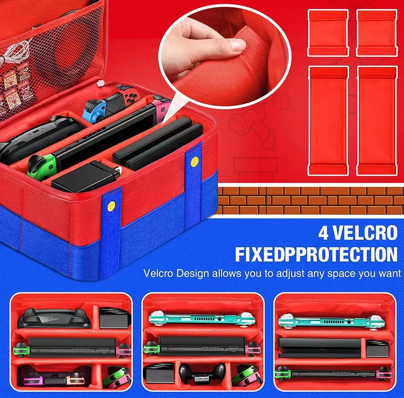 New product high capacity switch game case game console protection bag