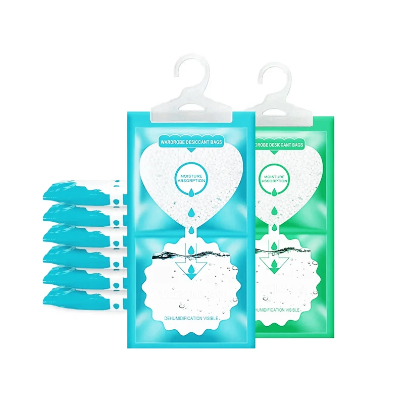 Air Freshener Cabinets and Drawers Bag to Collect Moisture Hanging Wardrobe Dehumidifier