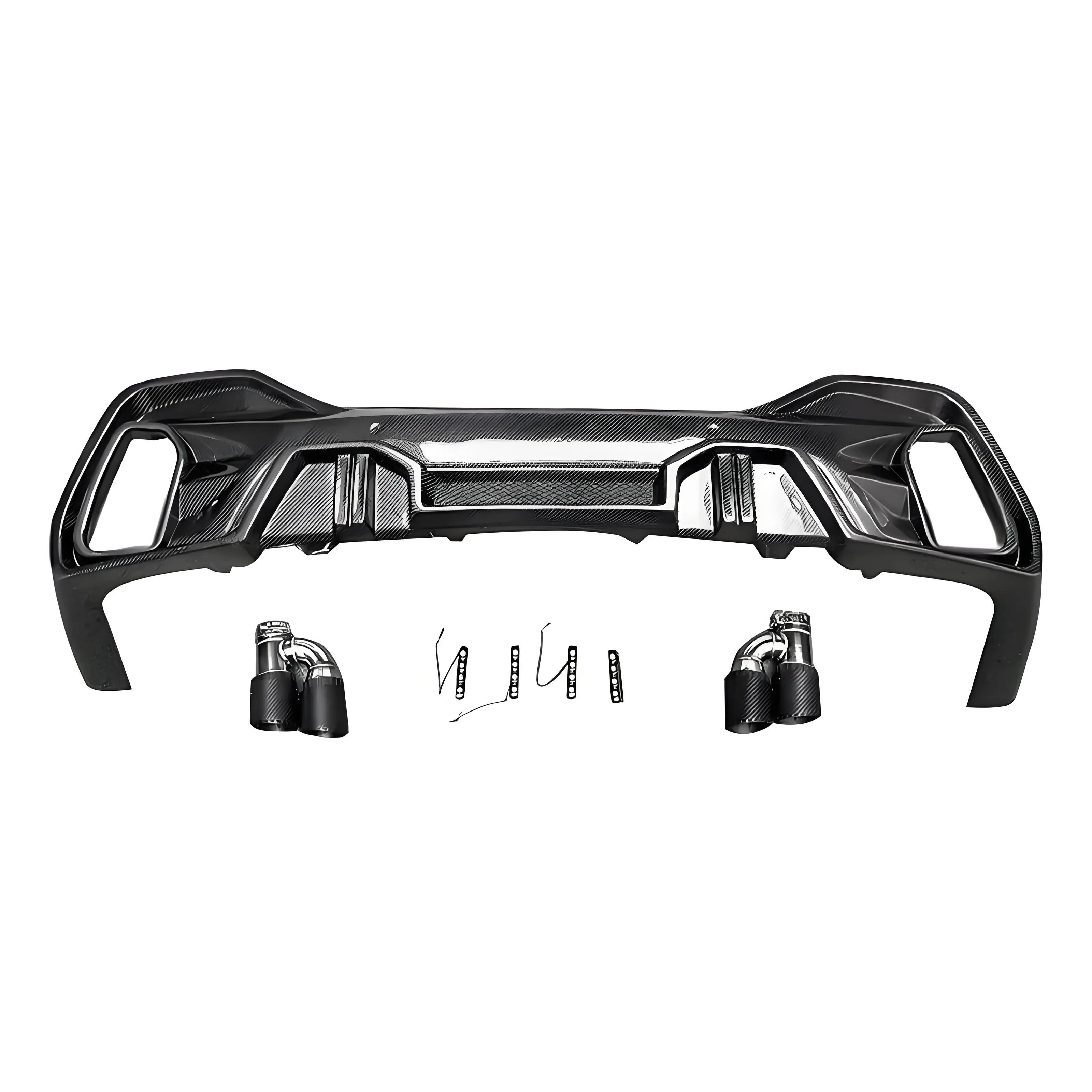 Luxury LD model rear lip carbon fiber rear scooper rear spoiler surround modified car accessories for BMW X6 G06