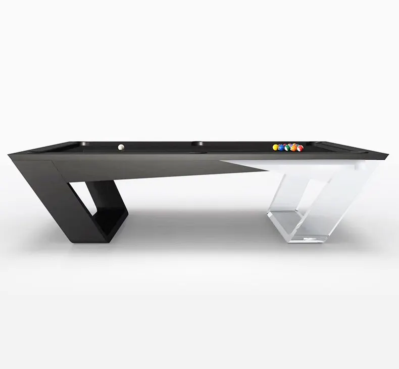 Multifunctional 4in1 Solid wood modern style unique design home use billiard pool table