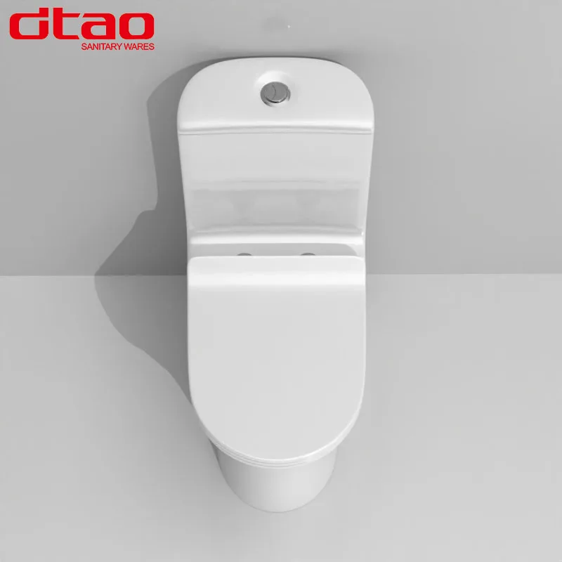 One Piece Pedestal Toilet Closestool Bathroom Wc Toilet Wholesale Porcelain Washroom Ceramic Water Saving Dual Flush 3/4.5L