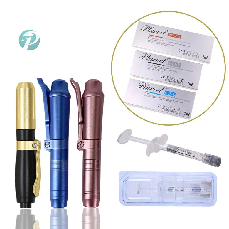 Plurvel hihest pressure digital hyaluronic pen for lip face dermal filler hyaluronic acid gel anti aging injection