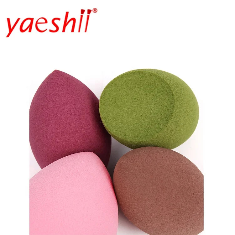 Yaeshii  New Beauty  Best hydrophilic  egg shaped cosmetic non-latex free sponge makeup sponge
