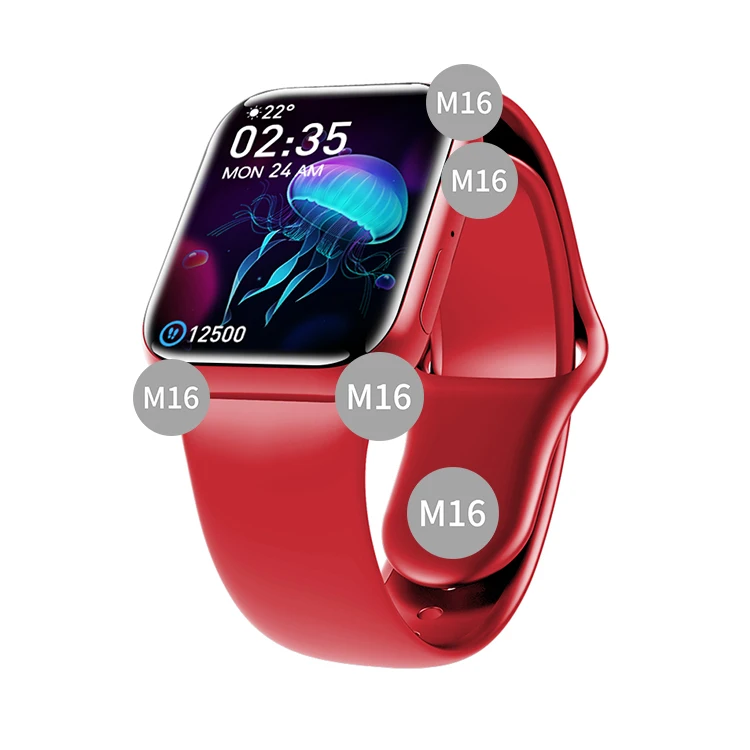 Смарт-часы WearFit pro Series 6 M16 plus автоматические с функцией отслеживания сердечного ритма приложением