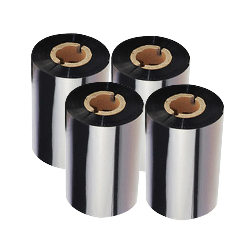 Thermal transfer ribbon wax ribbon 110mm x300m core 25mm barcode wax tape for label printer