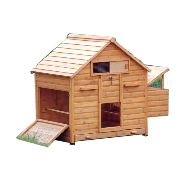 Roomy animal poultry backyard wooden pet cages home rooster duck playpen fence house for sale chicken coop used