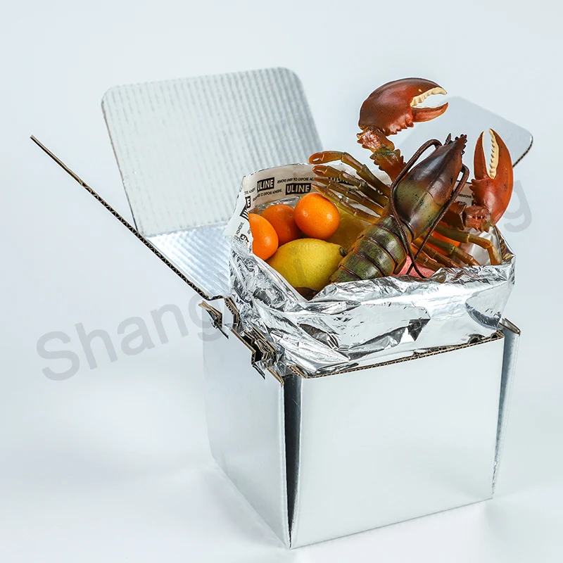 Insulated ice cream box Cardboard Packaging Carton Insulated Packing Box for gelato