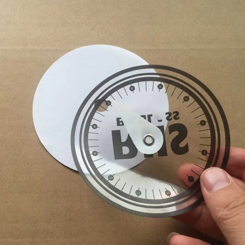 Customize Printing Car Parking Disc Vehicle Parked Clock Disc Showing the Time Parking Timer