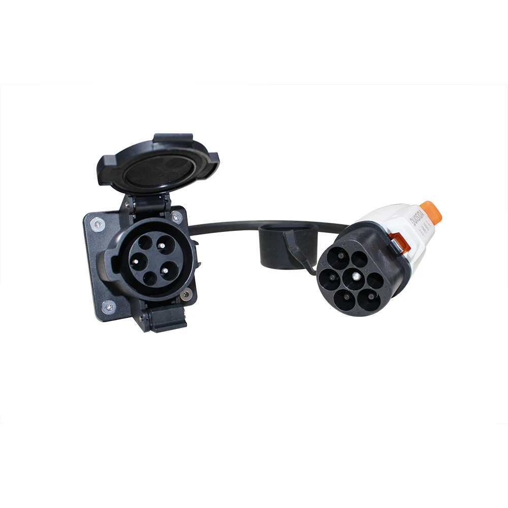 1 м 32A EV Зарядные адаптеры для GBT автомобиля DUOSIDA тип 1 разъем для GBT вилка ev зарядная вилка и розетка ev разъемы