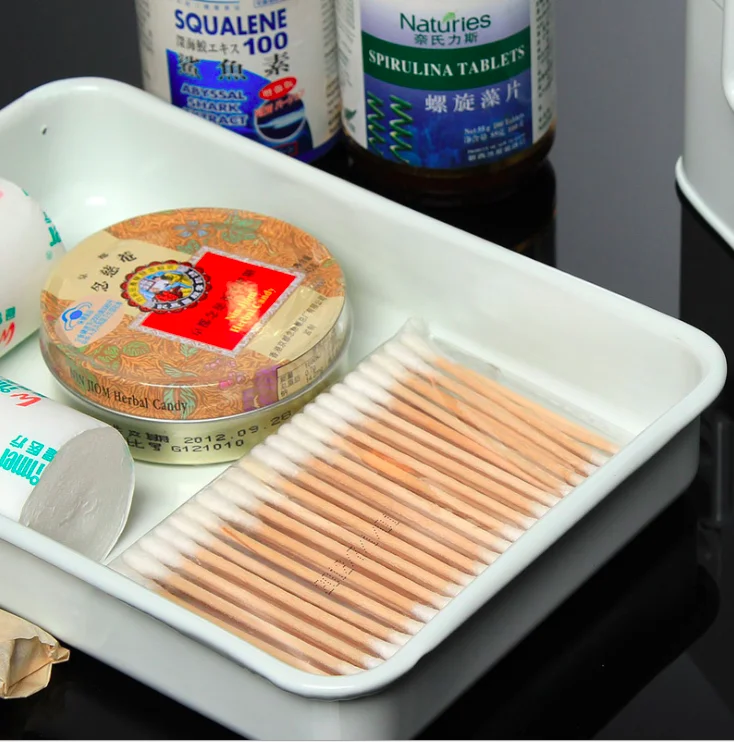 Household metal products home living room iron medicine cabinet storage custom logo first aid kit oem odm pill box