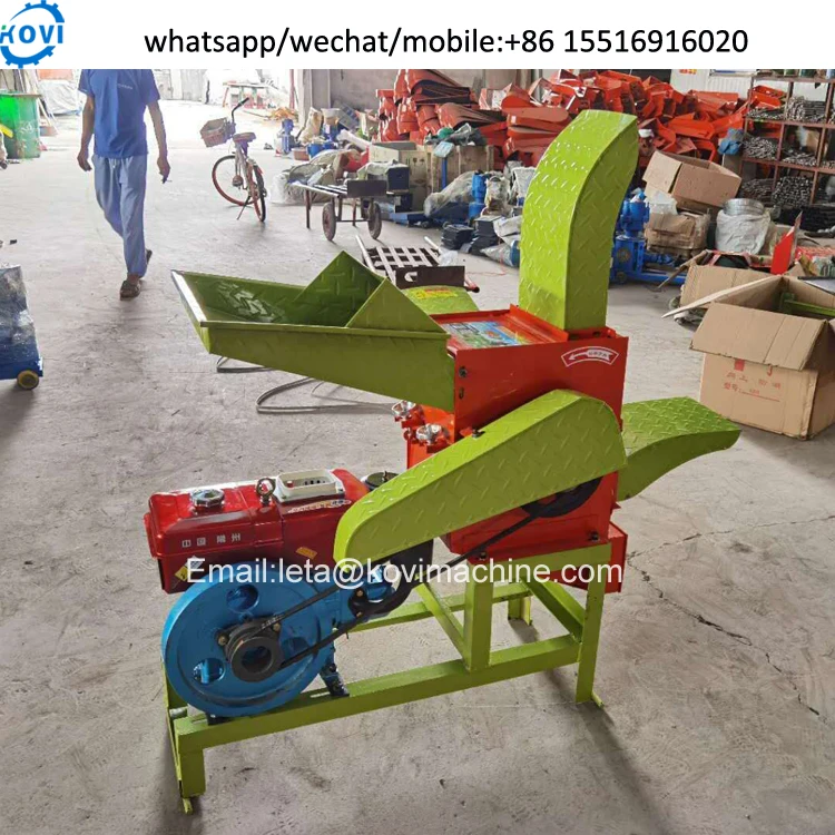 chaff cutter green chaff cutter for dry and fresh grass forage chopper for animal feed