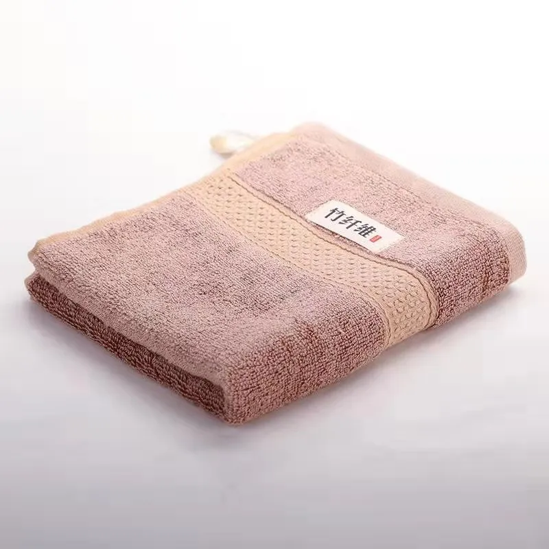 Stylish Soft Bamboo Cotton Towel Comfortable Customizable Logo Bamboo Cotton Towel