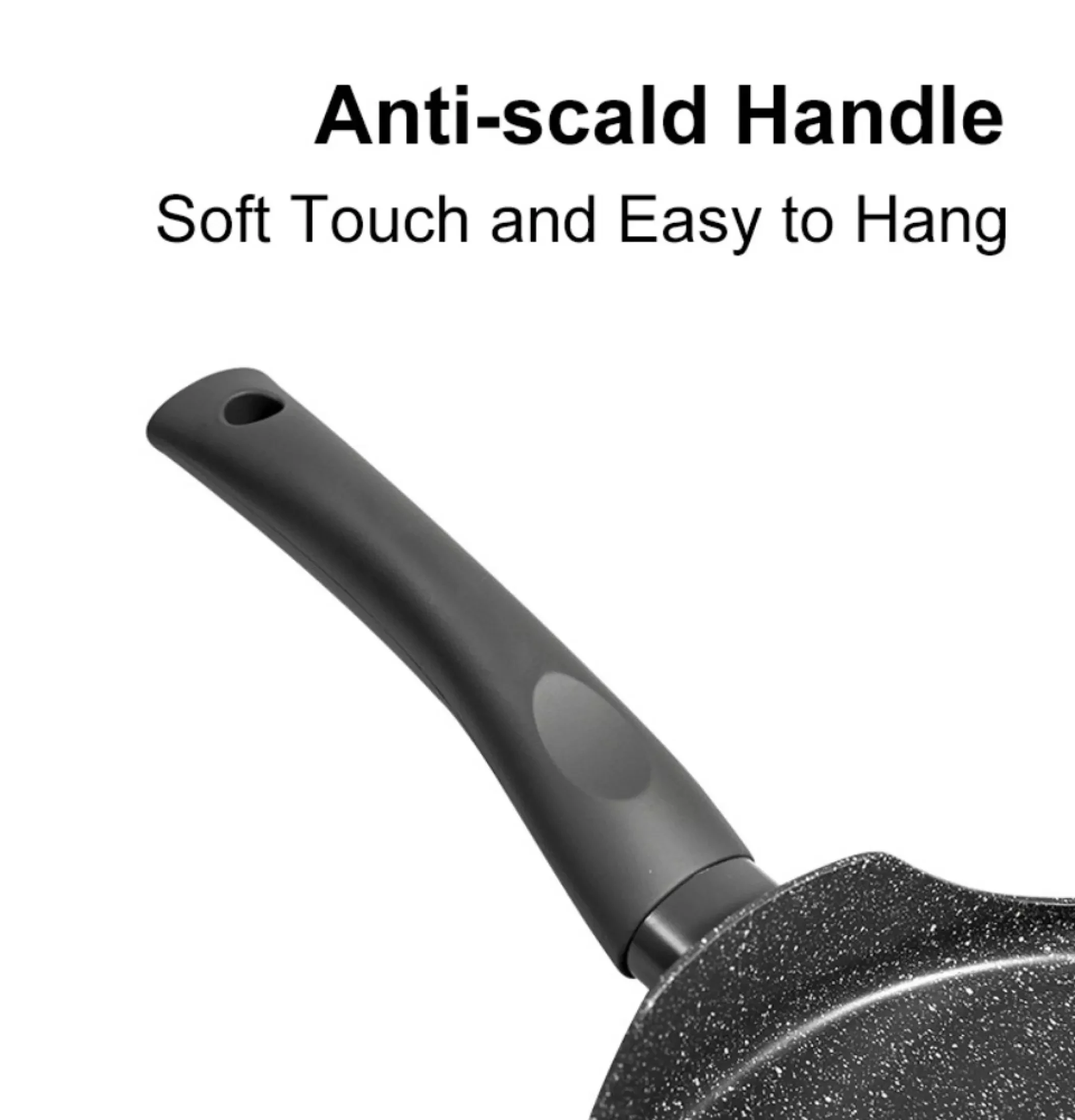 Cheap 25CM Aluminum Marble Coating Ceramic Round Induction Non Stick Baking Egg Fry Grill Crepe Pizza Pan