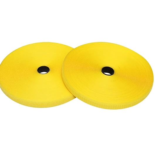 Self-adhesive Mark Wholesale Binding Belt Hook and Loop Fabric Punch Type Glitch Cut at Will No Glue