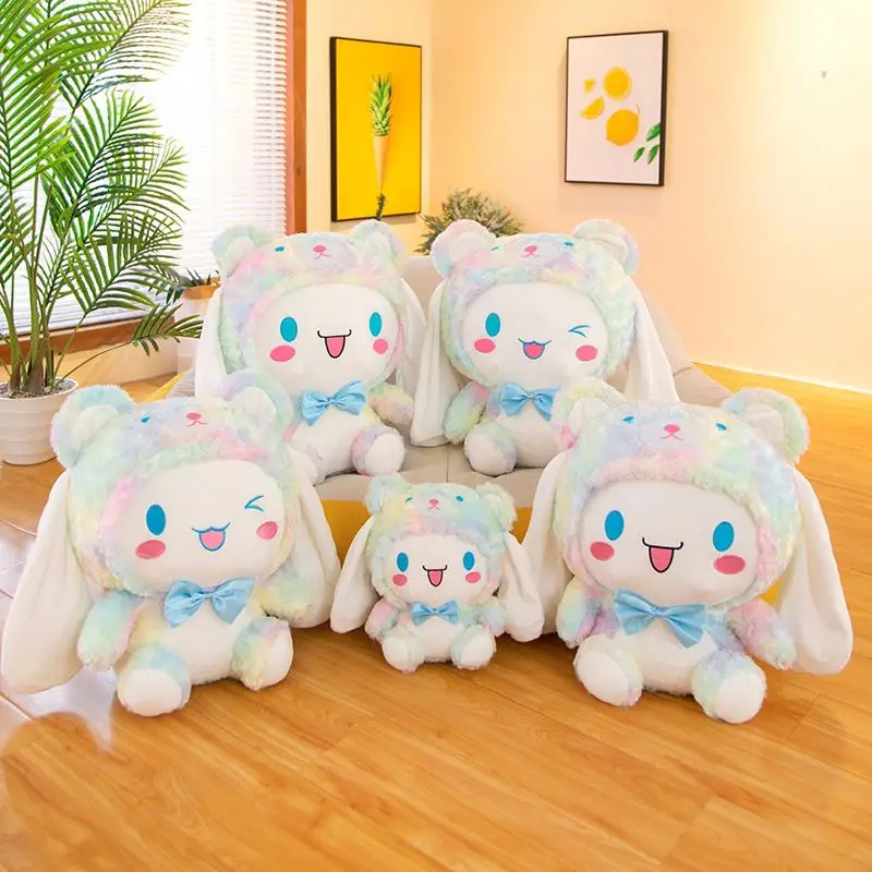 Высококачественная Мягкая кукла Cinnamoroll 30 см Kawaii Sanrio мультяшная плюшевая игрушка
