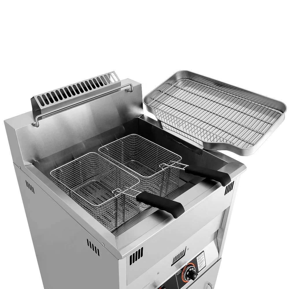 Газовая фритюрница Торнадо 23l для ресторана, сертифицированная CE, хорошего качества