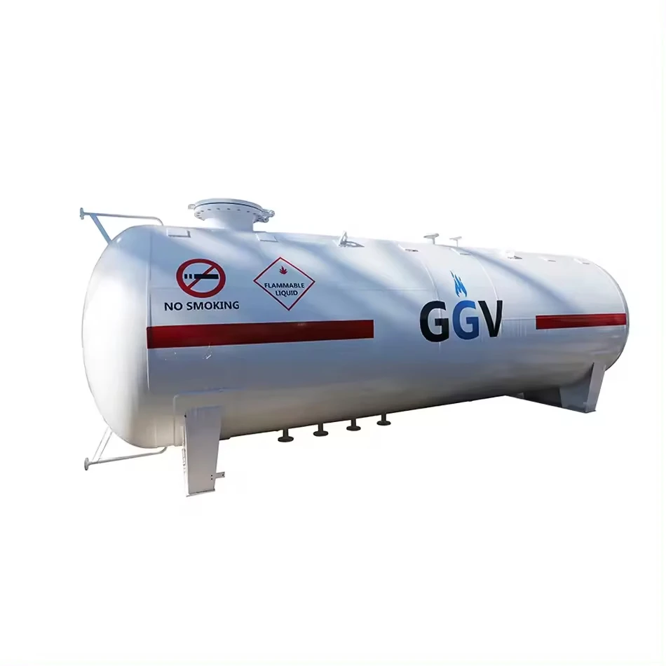 New 50 Cbm 50000 Liters Liquefied Petroleum Underground Fuel Oil Lpg Gas Pressure Vessel Storage Tank For Industrial