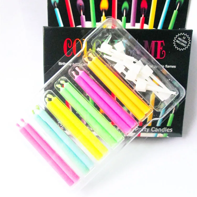 
Sell cakes product color flame birthday candles and festival party color flame candles 