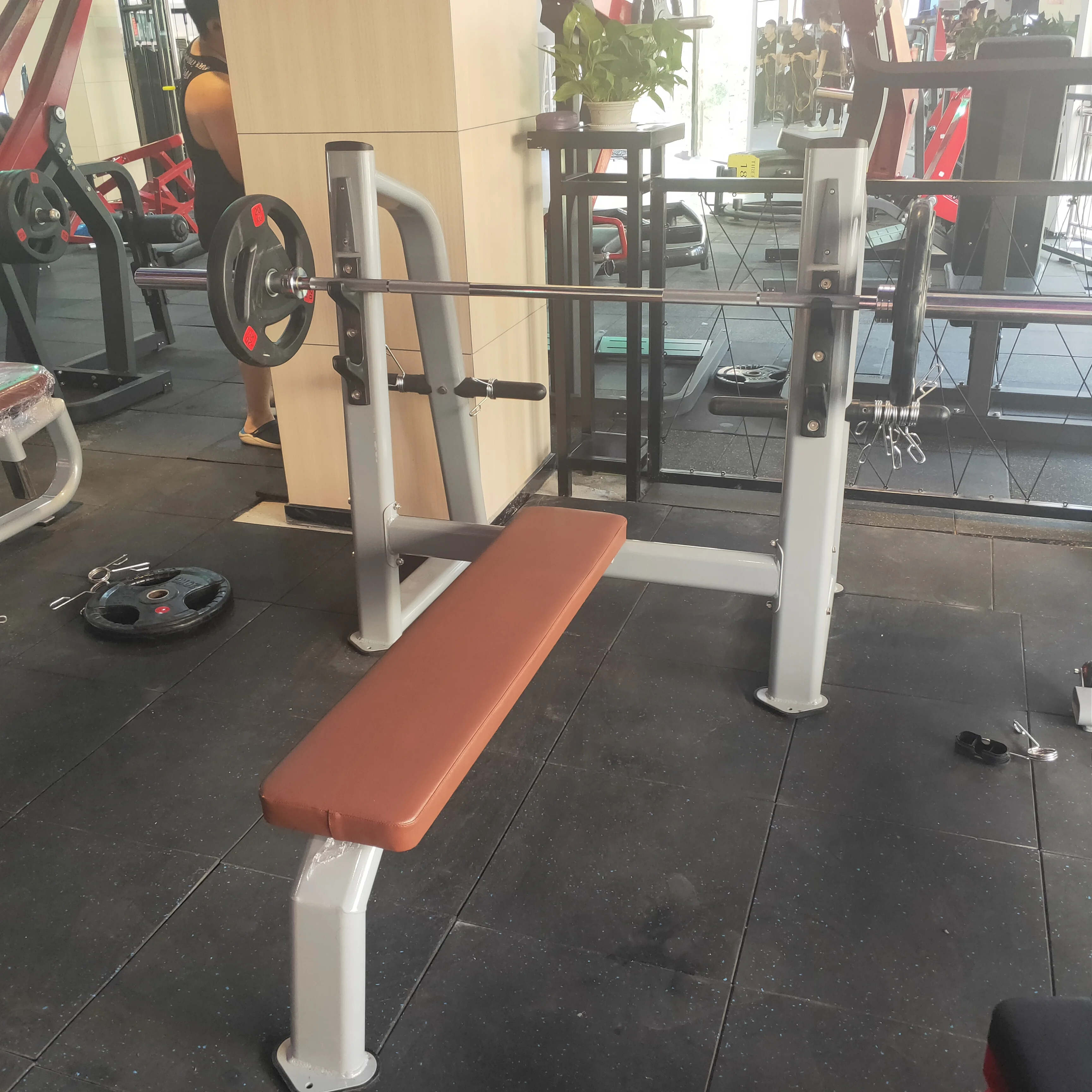 Matrix Sports Fitness Muscle Training Equipment Flat Press Bench