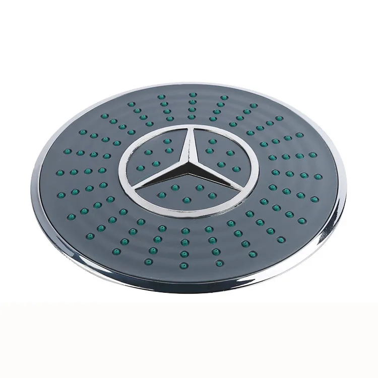 Factory price chrome rainfall rectangle fancy blue tooth hot selling high pressure shower head