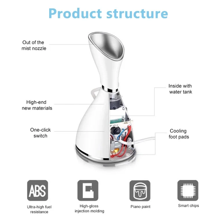 Top selling Portable Mist Spray Hot Vaporizer Nano Ionic Facial
