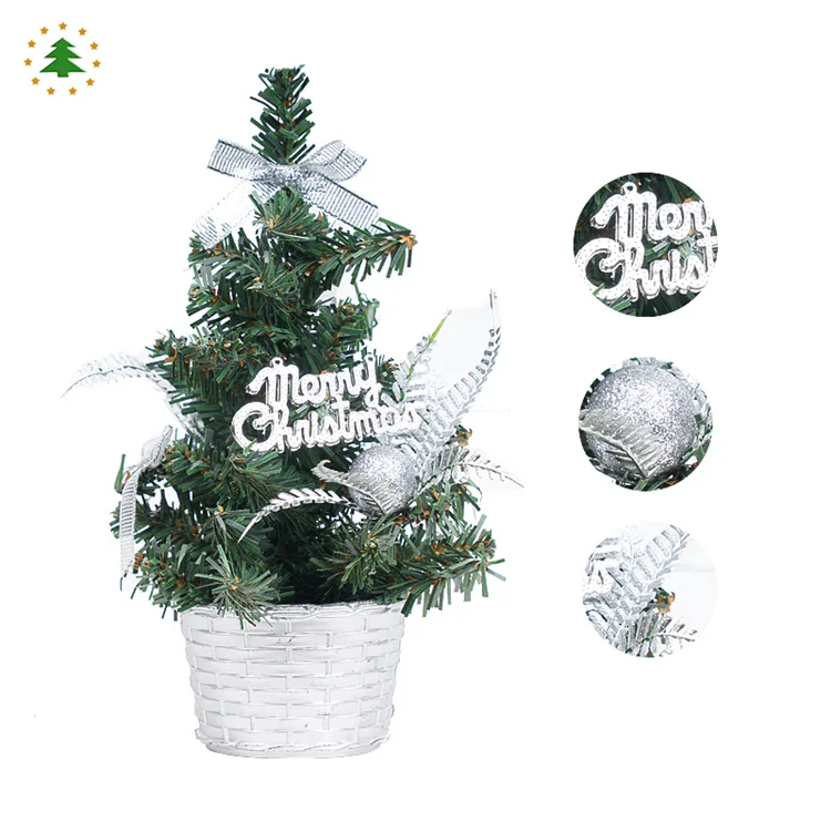20cm table top decoration mini christmas trees multi-sizes xmas trees
