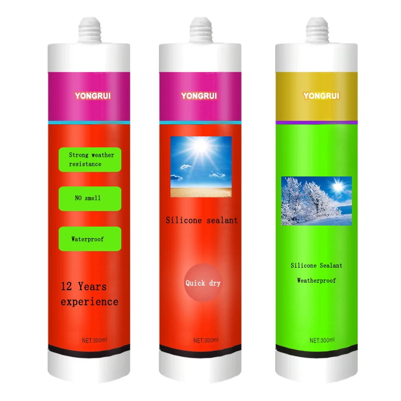 Manufacturer One-Part Neutral-Cure Rtv Weather Proofing Sealant Silicone Weatherproof Adhesives Sealant