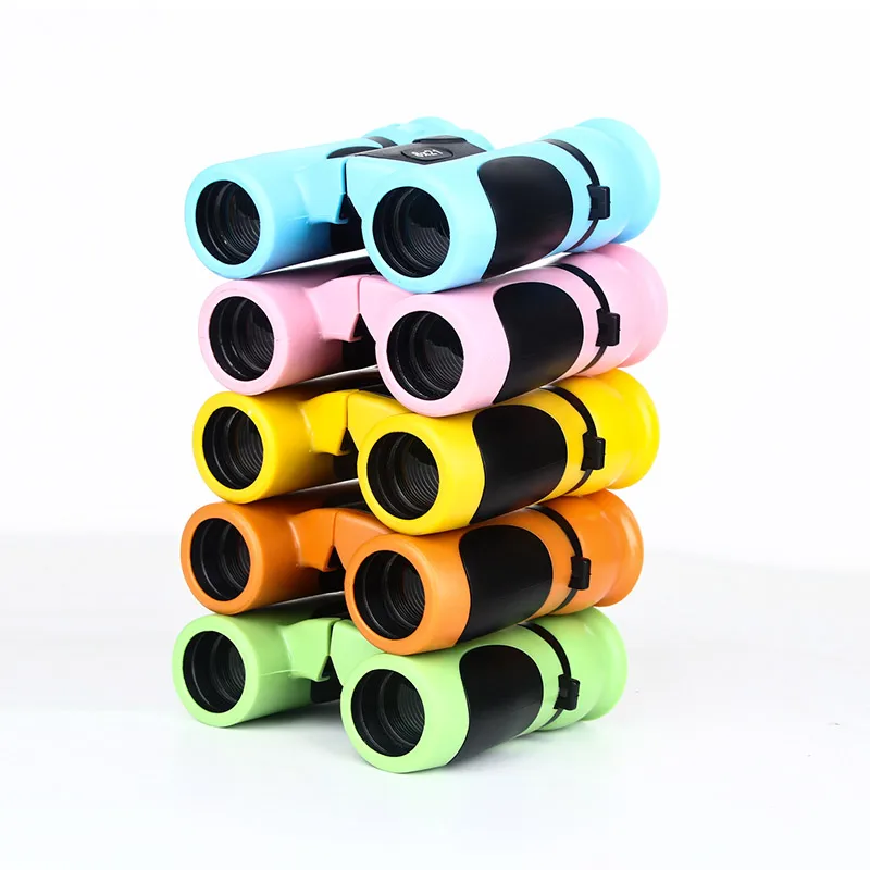 High Quality Compact Portable HD Plastic Binoculars Long Range For Kids Camping Equipment