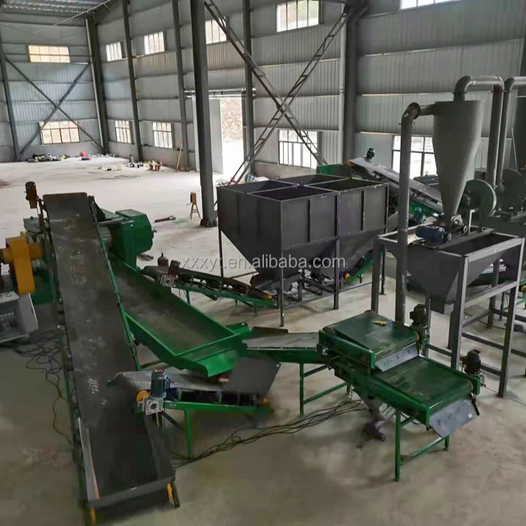 Most popular tyre recycling plant tyre shredder rubber powder processing line