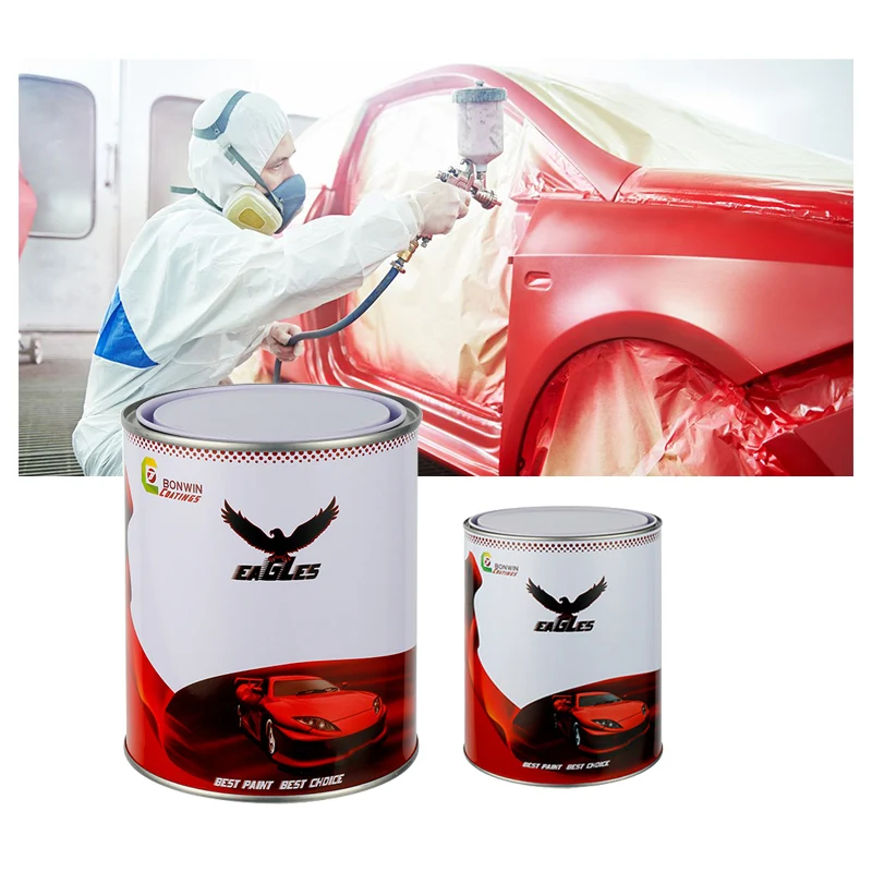 Acrylic 1K 2K Soild Color Car Body Paint Protection Spray Car Paint  Color Automotive For Repair Car
