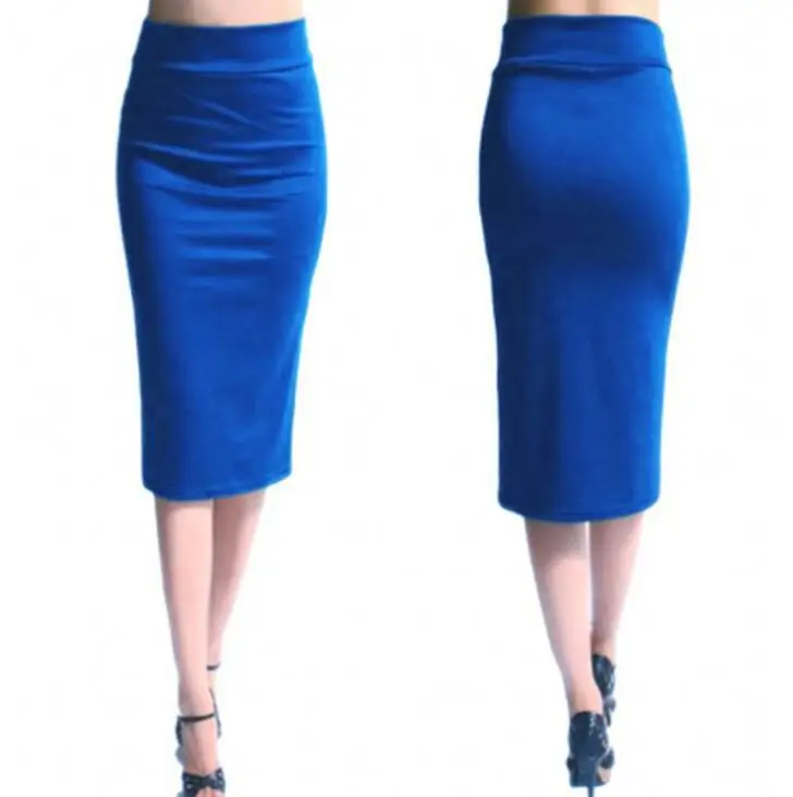 Fashion lady Summer sexy skirt Medium long Hip skirt women Slim fit Office Dress skirt wholesale