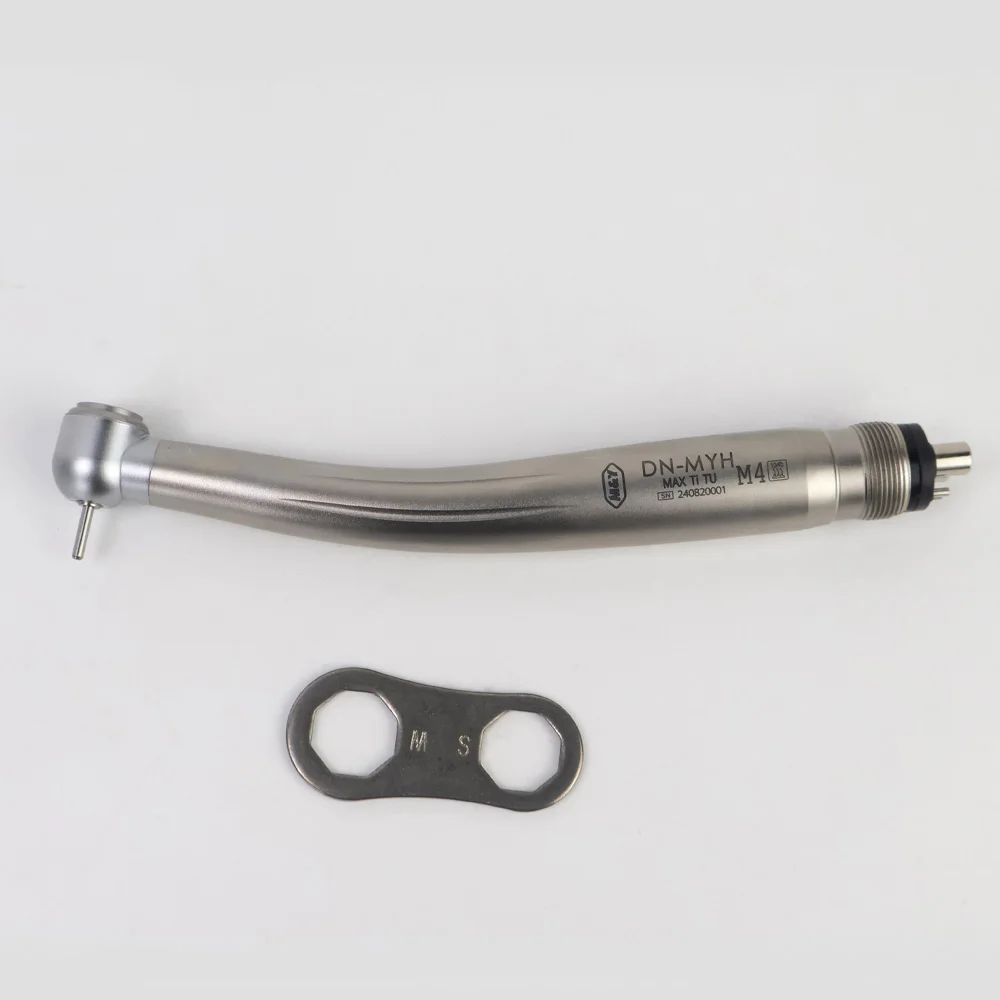 Dental Push Button Equipment High Speed Handpiece Torque Head Ceramic Bearing Single Water Spray Air Turbine Dentistry Handpiece